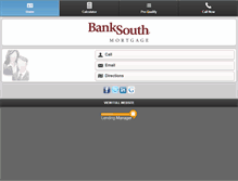 Tablet Screenshot of banksouthmortgage.com